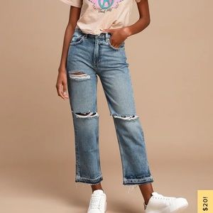 Free People Lita Distressed Jeans
